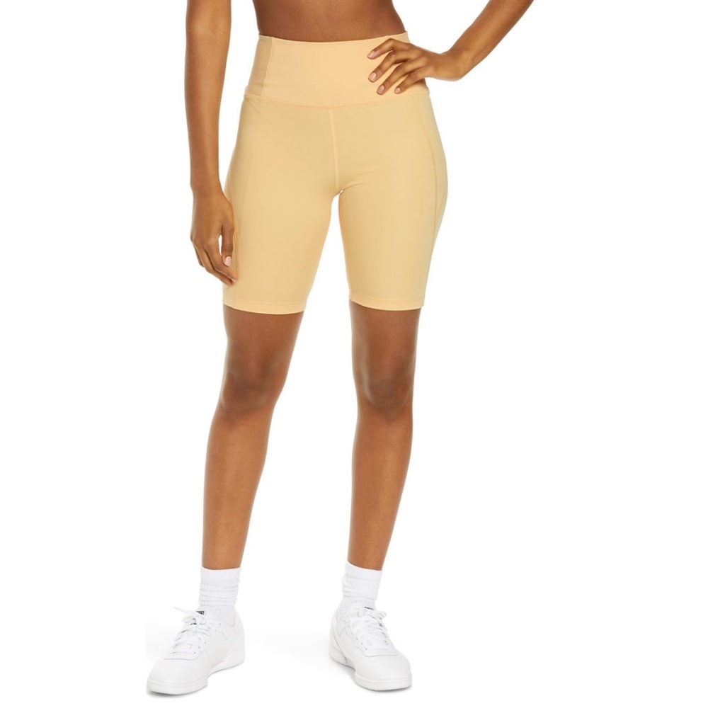 NWOT girlfriend collective bike shorts sunburst small